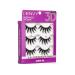 Buy iEnvy False Eyelashes - 3 Pairs of Fluffy & Natural Faux Mink Lashes for Multiangle Volume - Buy Online on GoSupps.com