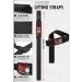 Gorilla Wear Padded Lifting Straps - Black - Premium Bodybuilding & Fitness Accessory - One Size - Black/Red/White - International Shipping Available - Buy Online on GoSupps.com