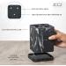 ZCCZ Bathroom Accessory - Elegant Toothbrush Holder in Black Marble Look | Square Tooth Cleaning Cup for Electric Toothbrushes & Cosmetics - Buy Online on GoSupps.com