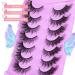 ALICE F001 False Eyelashes 20mm 7 Pairs Pack - Mink Fluffy Fox Eye Lashes for Wispy Dramatic Fairy Cat Eye Look - Buy Online on GoSupps.com