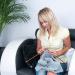 Needle It Beginner's Knitting Kit with Needles & Wool - Baby Blue Scarf Gift Idea - Buy Online on GoSupps.com