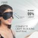 Ross 100% Mulberry Silk Sleep Mask Eye Mask | Super Smooth Black Blindfold - Buy Online on GoSupps.com