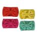 ROYAL ICON Baby Headbands for Baby Girls - Luxuriously Soft Comfortable Baby Bows and Headbands - Ideal for Keeping Little Princess Fashionable with Baby Girl Bows and Headbands (Pattern 10 (PK4))