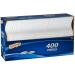 400 Count Settings Plastic White Forks, Practical Disposable Cutlery, Great for Home, Office, School, Party, Picnics, Restaurant, Take-Out Fast Food, Outdoor Events, Or Every Day Use, 1 Box 1 Pack Forks (400)