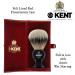 Kent BLK4 Handcrafted Silver Tip Badger Bristle Shaving Brush | Best for Shave Cream and Soap | Luxury Shaving Tool Since 1777 - Buy Online on GoSupps.com