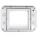 Jerdon J1015 LED Lighted Makeup Mirror 5x Magnification White Finish - Buy Online on GoSupps.com