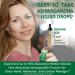Organic Ashwagandha Drops High Absorption Ashwagandha Extract Tincture for Stress Relief Relaxation Cortisol Support Ashwagandha for Women & Men with Magnesium L Theanine Black Seed Oil Vegan Non-GMO - Buy Online on GoSupps.com