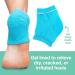 ZenToes Moisturizing Fuzzy Sleep Socks with Vitamin E, Olive Oil & Jojoba Seed Oil - Soften & Hydrate Dry Cracked Heels (Regular, Blue) - Buy Online on GoSupps.com