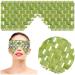 SATINIOR Jade Eye Mask Stone Eye Mask Hot or Cold Using Jade Mask Green Jade Facial Eyes Sleeping Mask Relief Eye Cover for Women Men Soothing  Cooling and Relieving