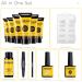 Burano Poly Nail Extension Gel Kit - 2in1 Glow In The Dark & Temperature Color Changing Builder Gel | All-in-One Black Nail Gel Builder Kit - Buy Online on GoSupps.com