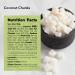 3 lbs Sweetened Coconut Chunks - Natural Flavor - Resealable Bag | NUTS U.S - Buy Online on GoSupps.com