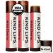 Kind Lips Wild Cherry Organic Lip Balm Natural Moisturizing Lip Care 3 Pack Wild Cherry 1 Count (Pack of 3)