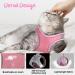 NiCoLa Escape-Proof Cat Harness Set | Reflective Strip | Adjustable Soft Harness for Small Cats (Pink&Green, S) - Buy Online on GoSupps.com