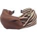 Topkids Accessories Striped Knot Alice Bands Adult Women Hair Accessories for Women Hair Bands for Women Thick Headband Womens Headbands Head Bands Adult Women Wide Headbands (Brown) - Buy Online on GoSupps.com