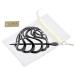 Camila Paris CP2867 French Hair Bun Clip Maker - Black Dome Bun Styling Accessory for Women - No Slip & Durable - Made in France - Buy Online on GoSupps.com