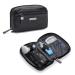 Myabetic James Diabetes Compact Case for Glucose Meter Test Strips Lancing Device and Lancets Includes Insulation Pocket Black