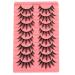 ALPHONSE Manga Spiky Anime False Eyelashes - 8 Pairs Pack for Little Devil Cosplay - Buy Online on GoSupps.com
