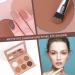 Vodisa Contour Palette - Professional Matte Highlighting Bronzer Powder Kit for Long-Wear and Lightweight Blend with Mirror - Highly Pigmented Makeup Pallet - Buy Online on GoSupps.com