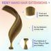 KOCONI 18 Brown Blonde Ombre Nano Ring Human Hair Extensions - Double Drawn Remy Hair, 50g - P4/27 - Buy Online on GoSupps.com