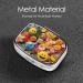Happy Buttons Printed Square Pill Box | Portable Travel Medicine Organizer - Shop Now - Buy Online on GoSupps.com