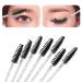 Rofitbest Disposable Crystal Eye Brush - 50pcs Black Mascara & Eyelash Applicator Sticks for Perfect Eye Makeup - Buy Online on GoSupps.com