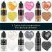 Wayin Metallic Alcohol Ink Set - 6 Color Concentrated Extreme Shimmer Pigment for Epoxy Resin & Acrylic Pouring (15ml/.5 fl oz) - Buy Online on GoSupps.com