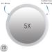 Zadro 7-Inch Acrylic Suction Cup Mirror with 5x Magnification - For My Eyes Only - Buy Online on GoSupps.com