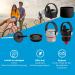 Hydro Flask Straw Lid - Leak-Proof Honeycomb Insulated BPA-Free Dishwasher Safe - Black Cap for Optimal Performance - Buy Online on GoSupps.com