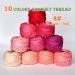 Crochet Thread 10 Balls Cardinal Size 8 - Pink Series | 5g Size 8 for Crochet, Hardanger, Cross Stitch, Needlepoint, Hand Embroidery - Buy Online on GoSupps.com