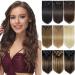 Yamel Remy Clip in Hair Extensions Human Hair 7Pcs 16 Clips Real Human Hair Extensions Clip 10 Inch (Pack of 1) Dark Brown