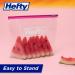 66 Count Hefty Slider Storage Bags - Gallon Size for Secure Food Storage - Buy Online on GoSupps.com