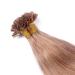 High-Quality Keratin Bonding Hair Extensions #12 Light Brown 70cm - 50 Strands 1g 100% Remy Real Hair U-Tip by Novon Hair Extensions - Buy Online on GoSupps.com
