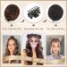 Sofeiyan 2PCS Mini Claw Clip Hair Bun Extension - Gray and White Tips - Synthetic Donut Wig Accessory for Women and Girls - Buy Online on GoSupps.com