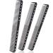Carbon Fine Cutting Comb Carbon Fiber Salon Hairdressing Comb Hairdressing Comb Heat Resistant Barber Comb (3 Pieces Black)
