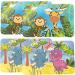 CounterArt Dinosaurs & Jungle Reversible Plastic Placemat Set - 4 Pack - Made in USA - Buy Online on GoSupps.com