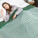 Guohaoi Cooling Blanket (90"x90"Queen Size) for Hot Sleepers and Night Sweats 100% Oeko-Tex Certified Arc-Chill Q-Max 0.5 Cool Fiber Ultra Cold Breathable Comfortable Hypo-Allergenic All-Season. Green 90" 90"