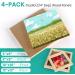 EYSOLD Wood Canvas Boards - 4 Pack of Unfinished Wooden Panels for Pouring Art & Crafts - Falling in Art Studio Cradle Boards Kit - Buy Online on GoSupps.com