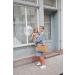 L SSIG Vegan Leather Baby Diaper Bag - Tender Shoulder Bag in Camel | Stylish & Functional Accessories for Moms - Buy Online on GoSupps.com