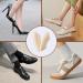 Heel Pads for Shoes - Cushions & Grips for Pain Relief | 4 Pairs Beige Heel Cushion Inserts for Men & Women - Buy Online on GoSupps.com