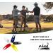 Adhere 10pcs Golf Divot Repair Tools - Plastic Pitchforks (5 Color Mix Pack) - Printed Design - Buy Online on GoSupps.com