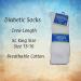 Diabetic Socks for Men - Non-Binding Crew Big & Tall Size 13-16 9 Pairs White - Comfort & Support - Buy Online on GoSupps.com