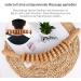 Wooden Massage Roller for Lymphatic Drainage | Back Massager with Handle | Fascia Rod for Waist & Thighs - International Shipping Available - Buy Online on GoSupps.com