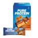 Pure Protein Bars - Nutritious Gluten Free protein bar made with Whey protein blend - low sugar protein snack. Deliciously satisfying. Chocolate Peanut Caramel (Pack of 6)