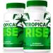 NutraVibe (2 Pack) Tropical Rise Official Tropical Rise Capsules Tropical Rise for Men Pills to Support Overall Health Stamina & Well-Being Premium Tropical Rose Pastillas Review (120 Capsules)