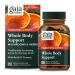 Gaia Herbs Mushrooms + Herbs with Reishi & Turmeric - Inflammation Relief Supplement with Daily Immune Support - Made with Organic Reishi and Turmeric - 60 Vegan Liquid Phyto-Capsules (30-Day Supply)