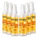 everyone for every body Hand Sanitizer Spray, 2 Ounce (Pack of 6), Coconut and Lemon, Plant Derived Alcohol with Pure Essential Oils, 99% Effective Against Germs