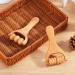 Wooden Massage Roller Set - T-Shape Device for Neck Abdominal & Leg Relief | 2-Piece Massage Scooter with Handle & Wheels - Buy Online on GoSupps.com