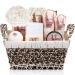 Spa Baskets For Women - Luxury Bath Set With Coconut & Vanilla - Spa Kit Includes Wash, Bubble Bath, Lotion, Bath Salts, Body Scrub, Body Spray, Shower Puff, Bathbombs, Soap and Towel Coconut + Vanilla 13 Piece Set