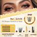 Self-Adhesive Eyelash Clusters - QUEWEL Natural Look No Glue Required 40 Pcs Reusable DIY Extensions for Beginners (ZN05) - Buy Online on GoSupps.com