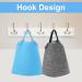 Lot de 2 serviettes exfoliantes pour le dos en nylon avec poign es (bleu + gris) - Buy Online on GoSupps.com
